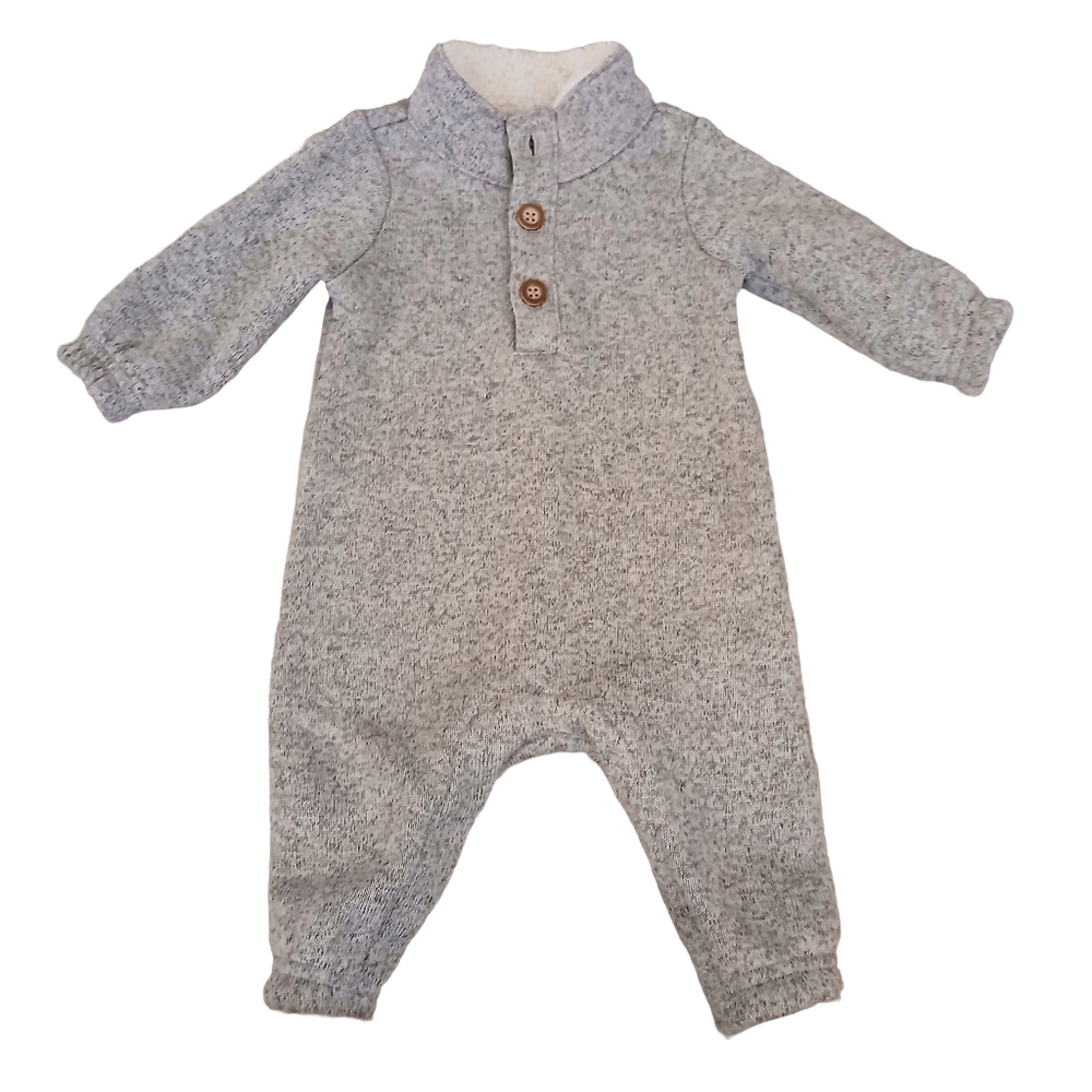 Carter's Soft Gray One Piece Footie